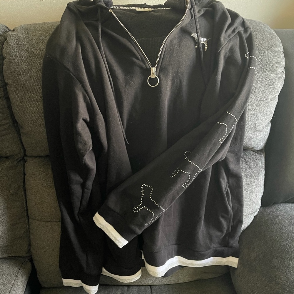 Victoria Secret Pink bling hoodie.